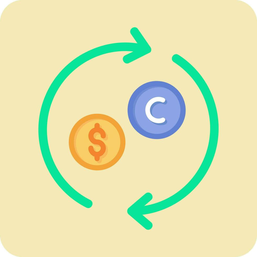 Exchange Rate Vector Icon