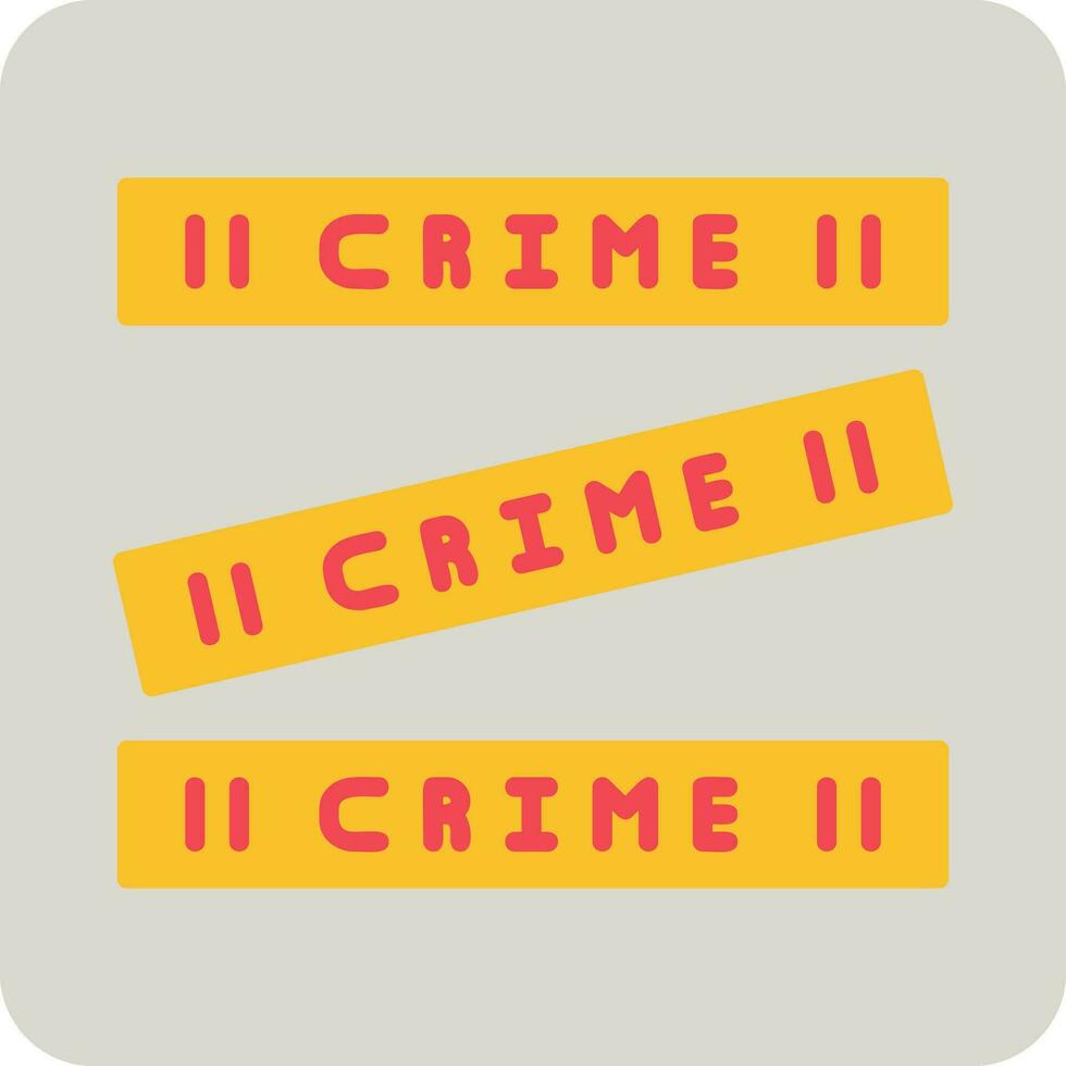 Crime Scene Vector Icon