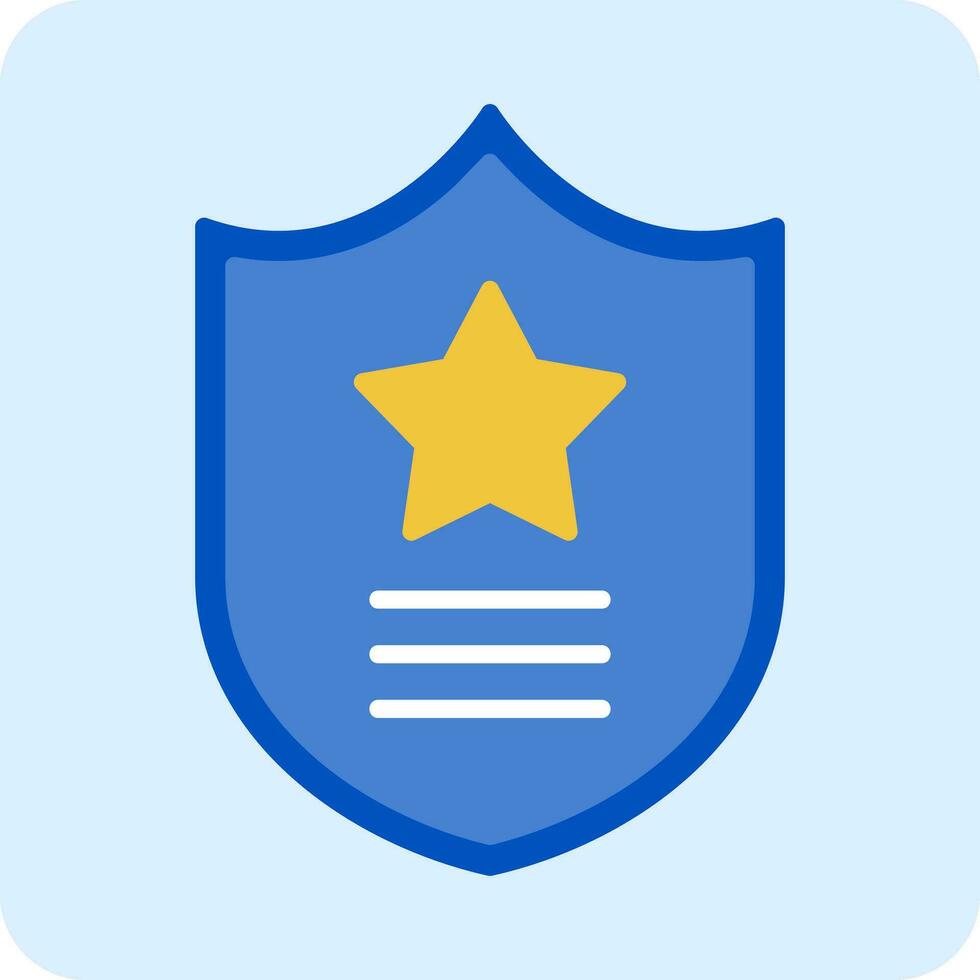 Police Badge Vector Icon