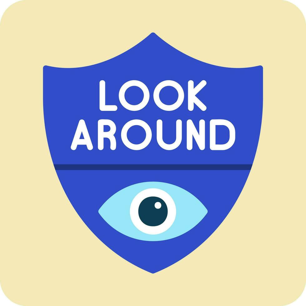 Look Around Vector Icon