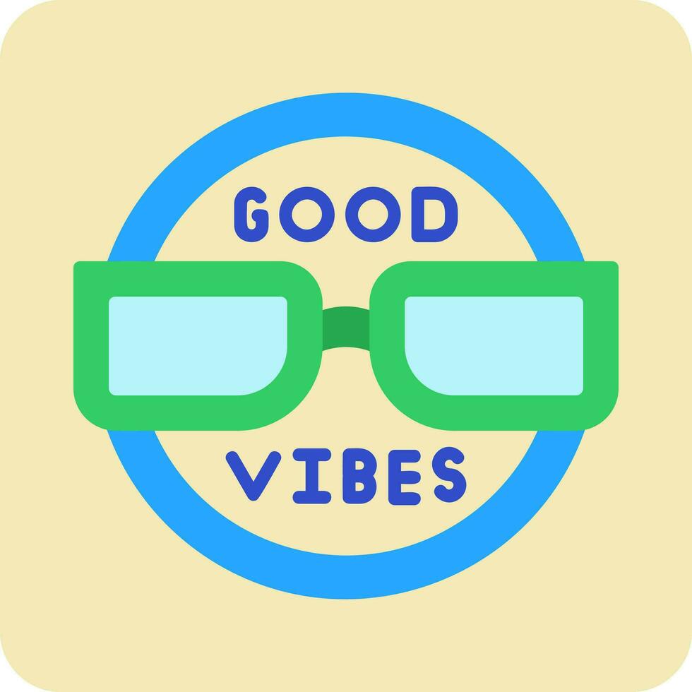 Good Vibes Vector Icon