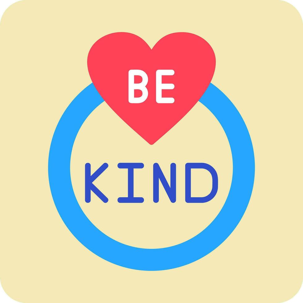Be Kind Vector Icon