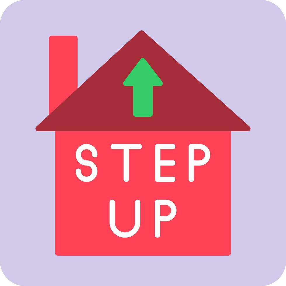 Step Up Vector Icon