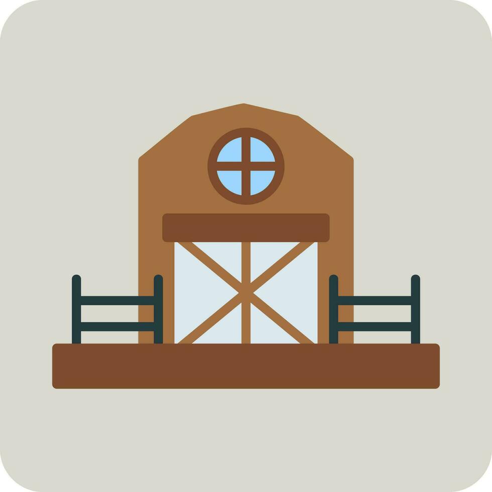 cowshed Vector Icon