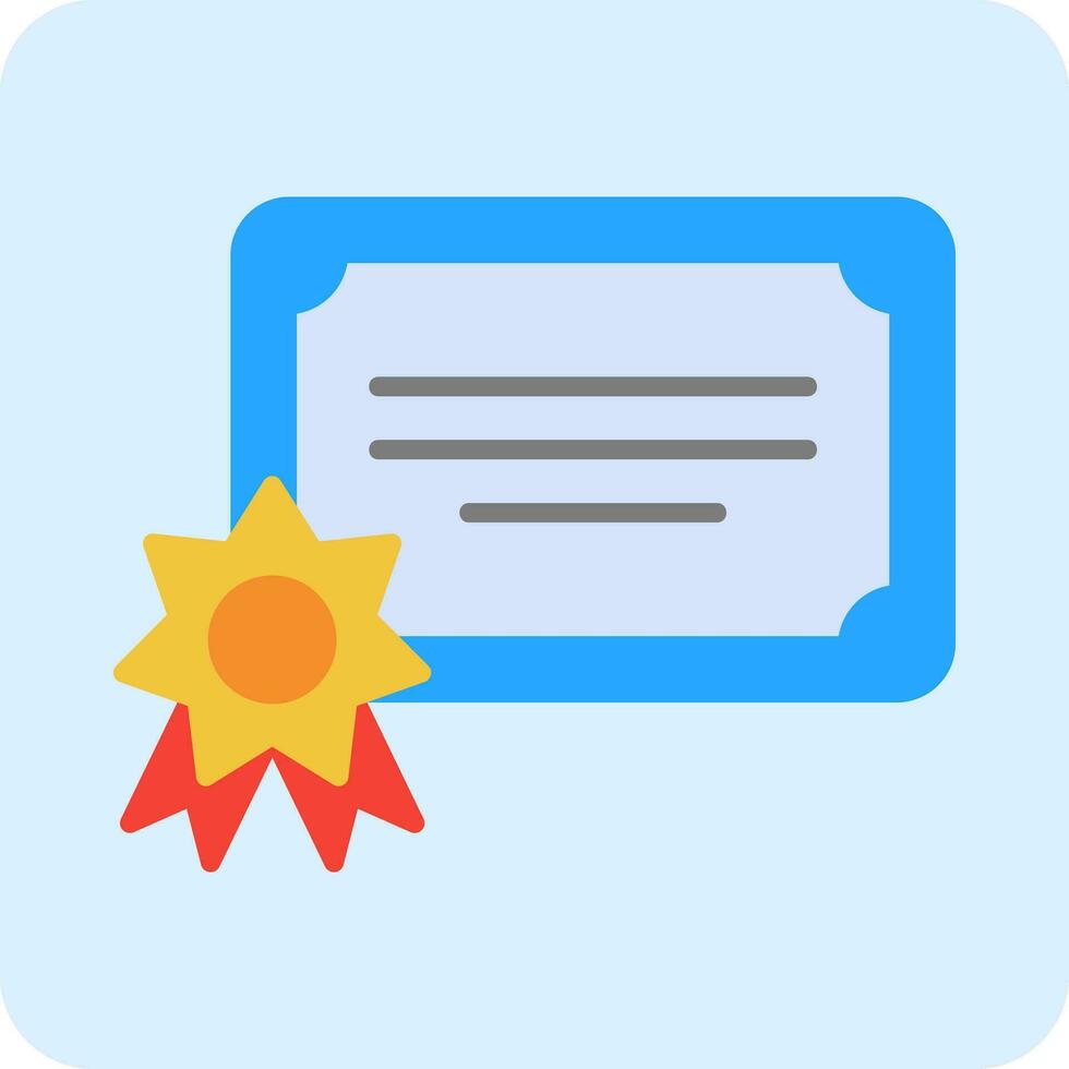 Certificate Vector Icon