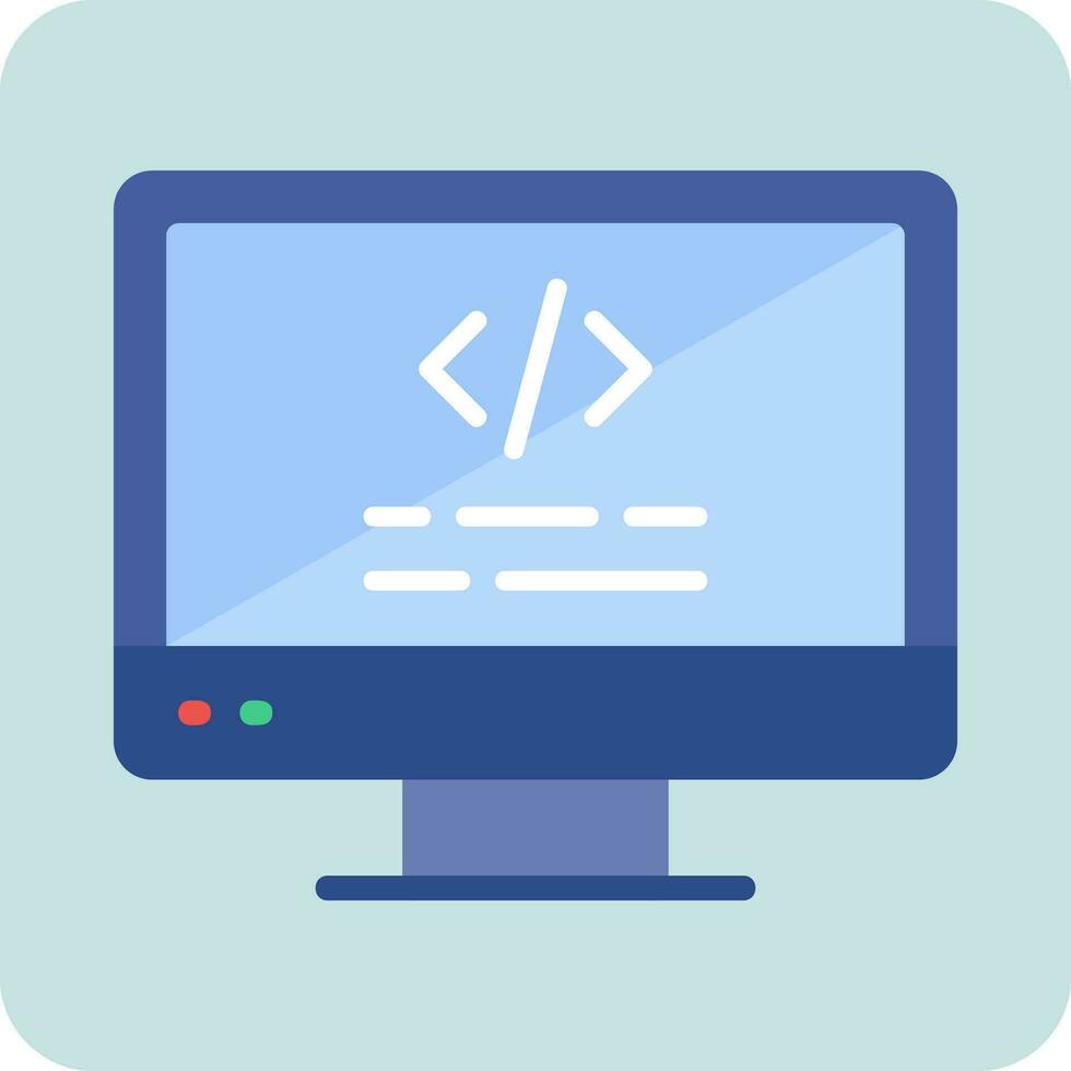Computer Vector Icon