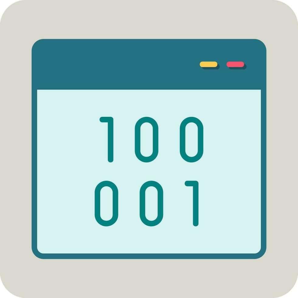 Binary Vector Icon