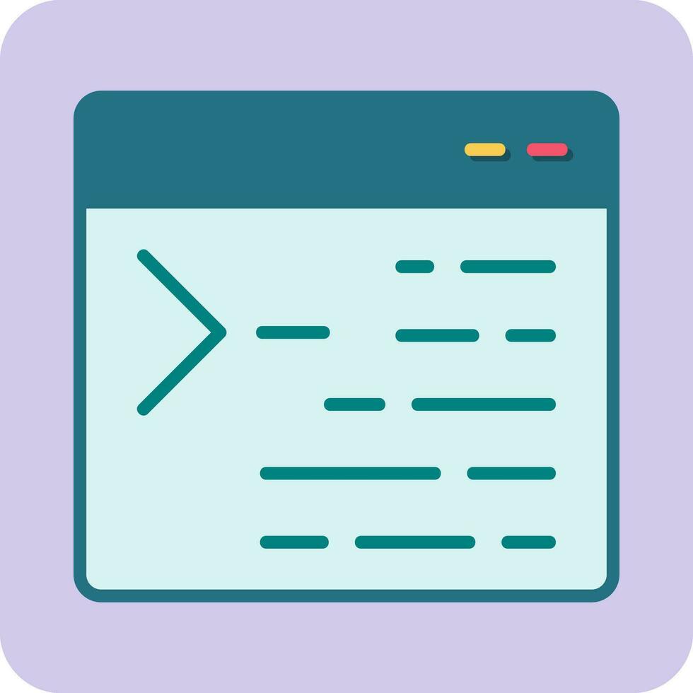 Code Terminal Vector Icon