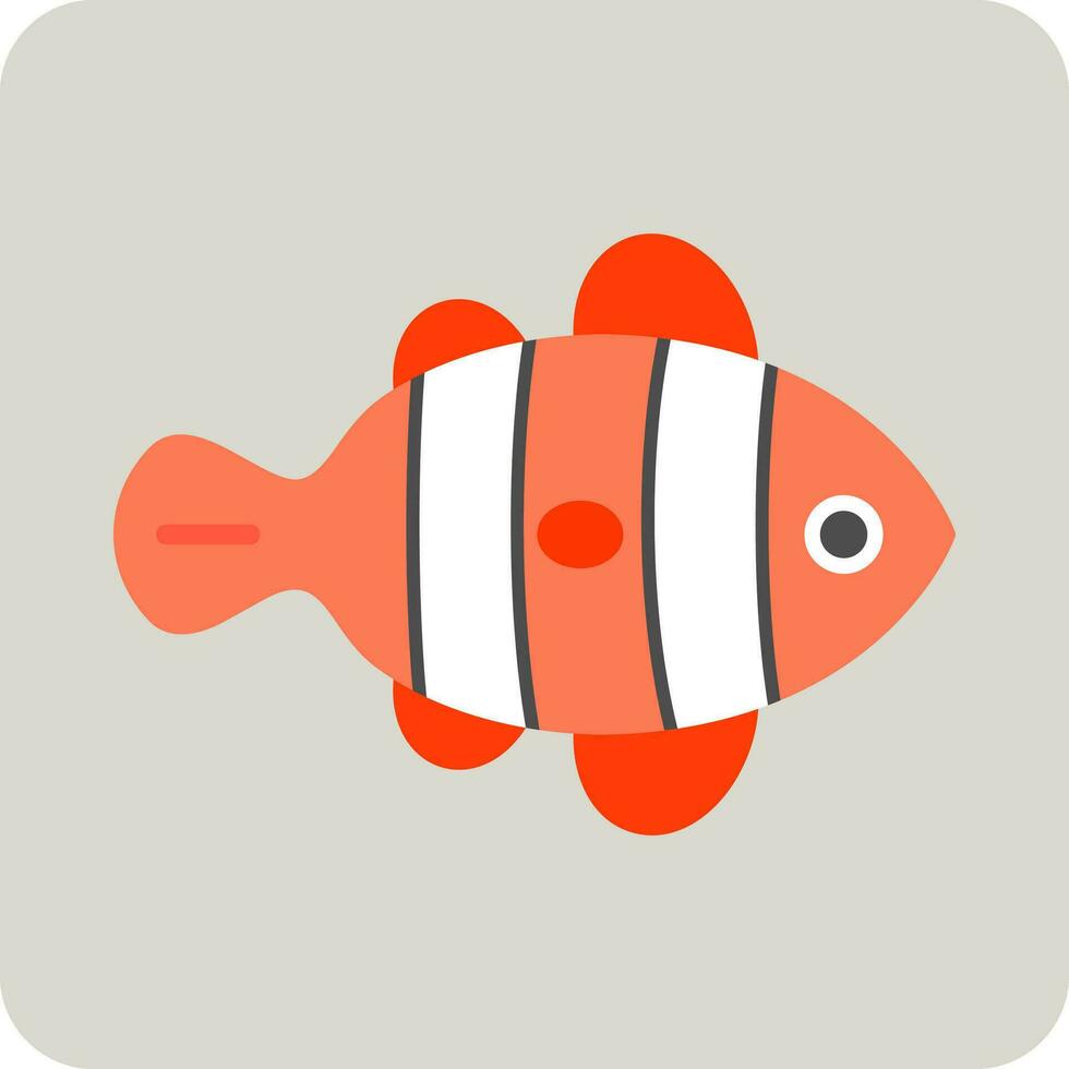 Clown Fish Vector Icon