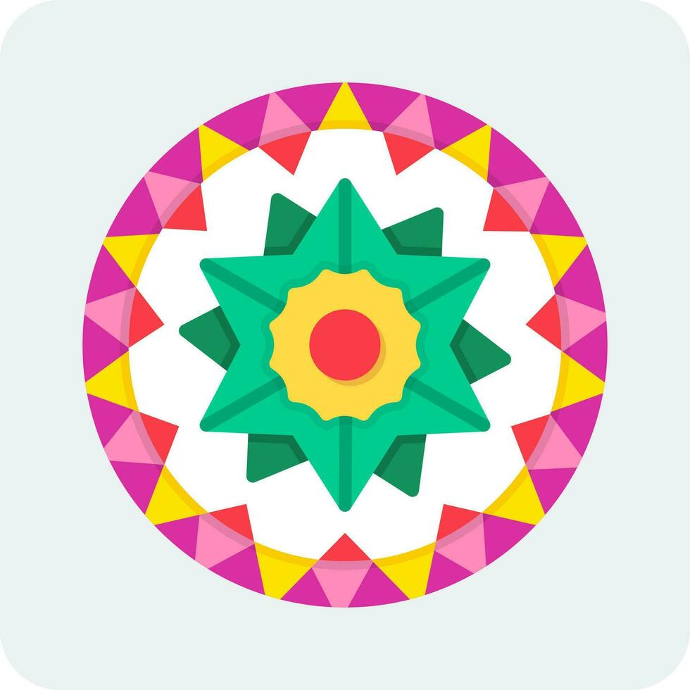 icono de vector de mandala