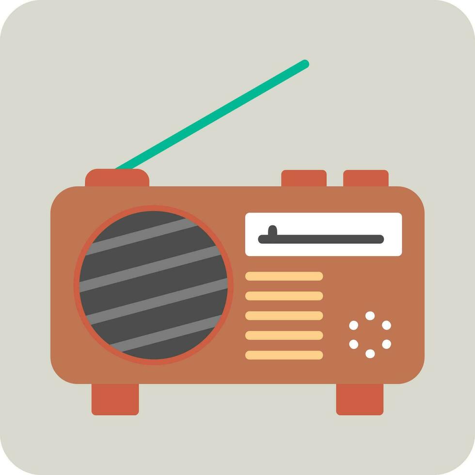 icono de vector de radio