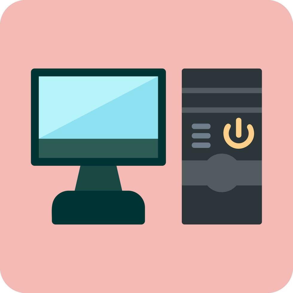 Computer Vector Icon