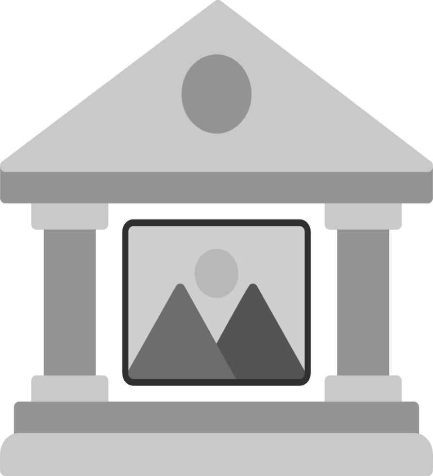 icono de vector de museo