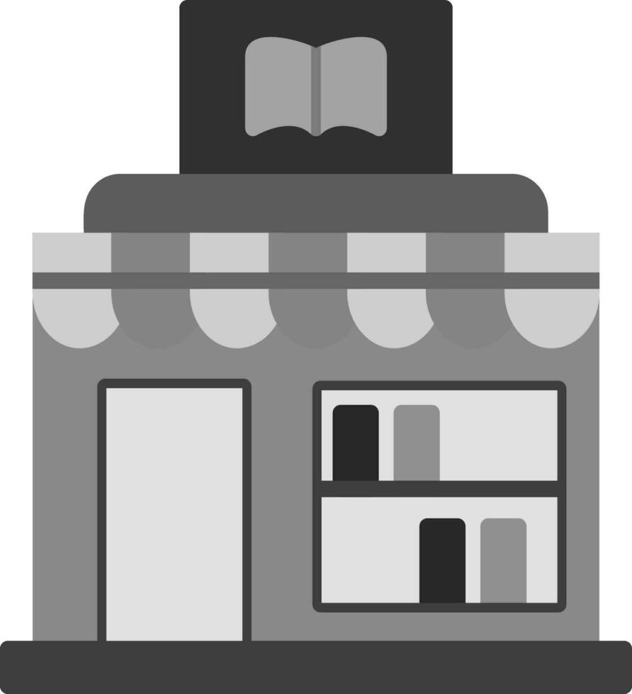 librería vector icono