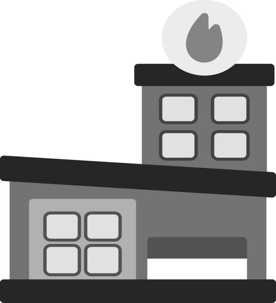 Fire Station Vector Icon