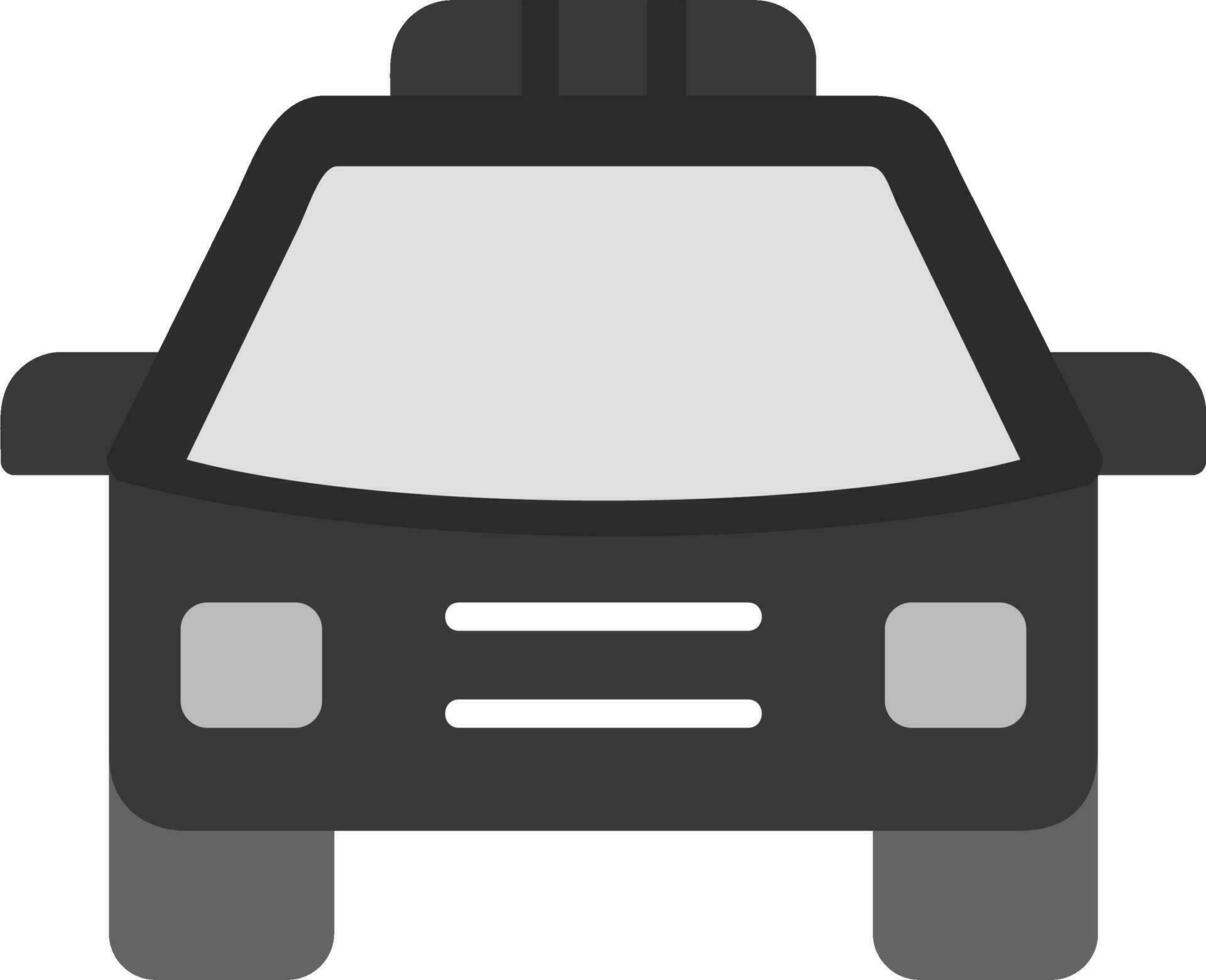 icono de vector de coche de policía