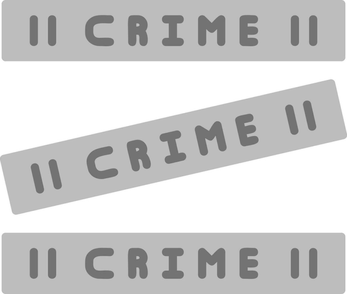 crimen escena vector icono