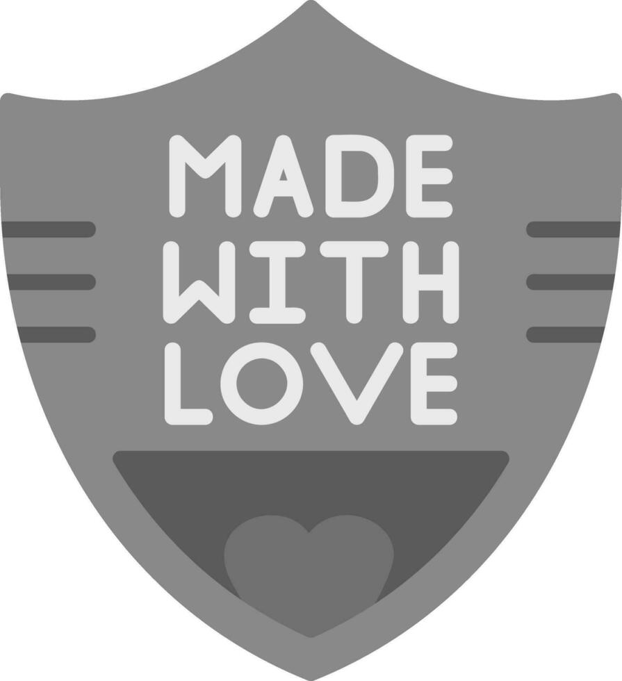 Made With Love Vector Icon