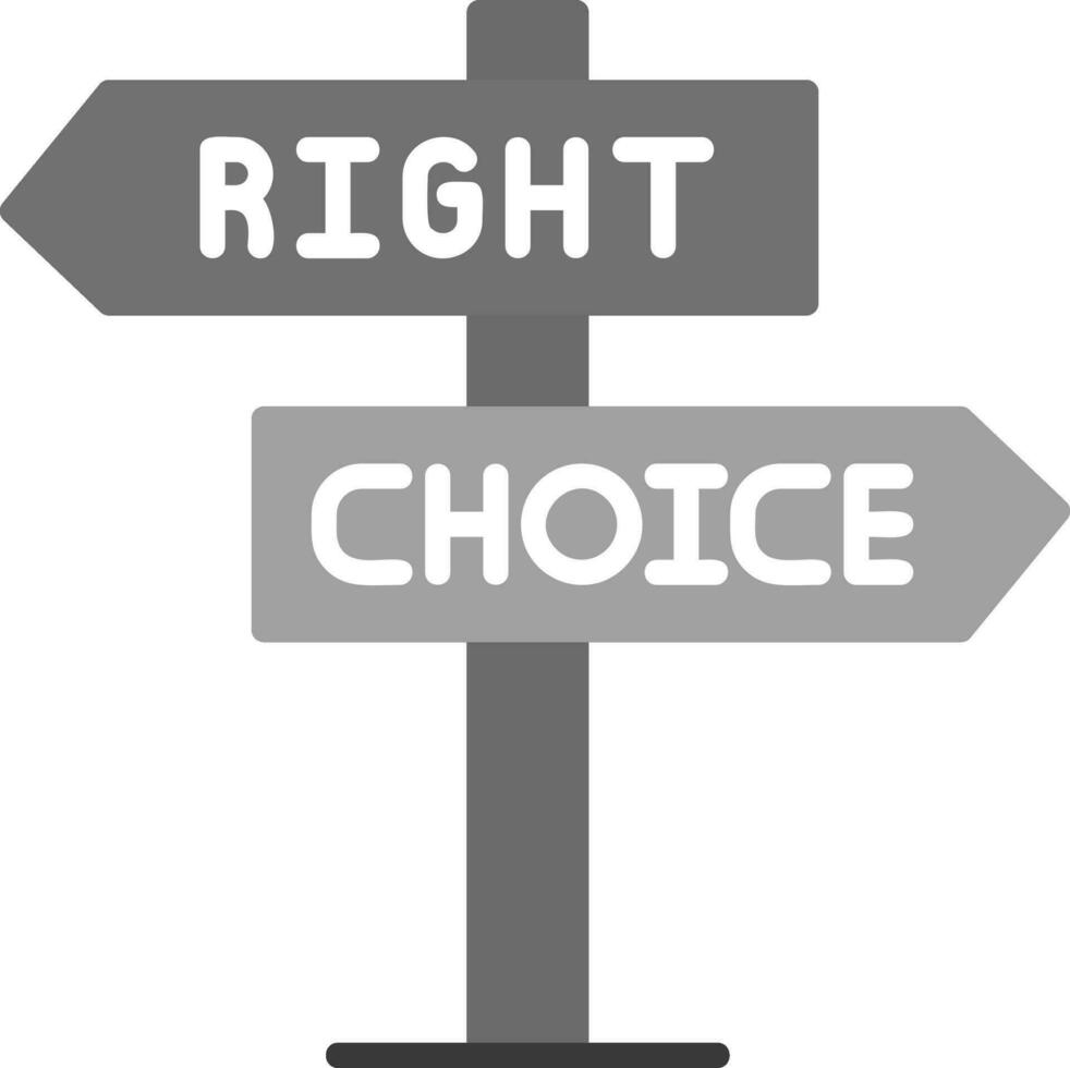 Right Choice Vector Icon