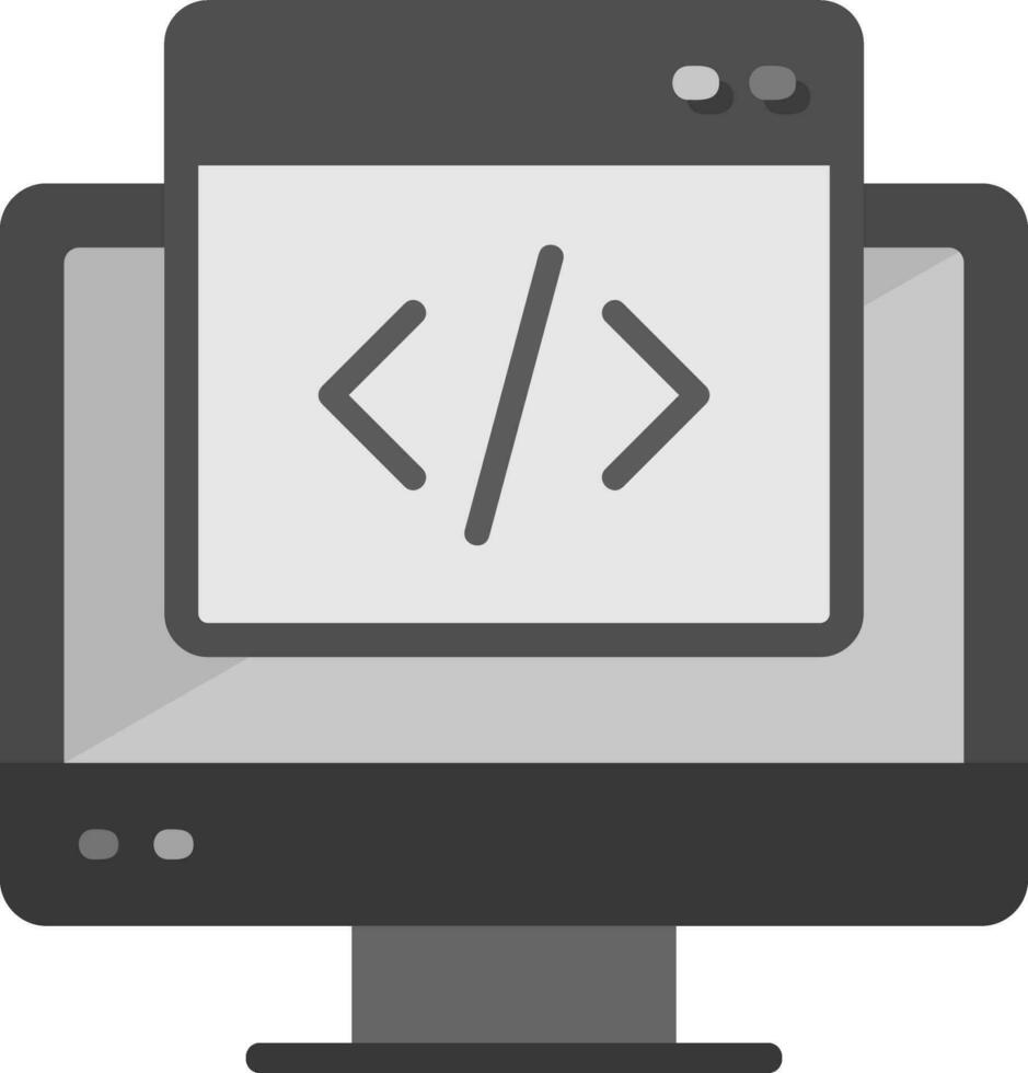 Monitor Vector Icon