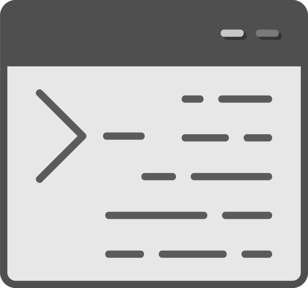 Code Terminal Vector Icon