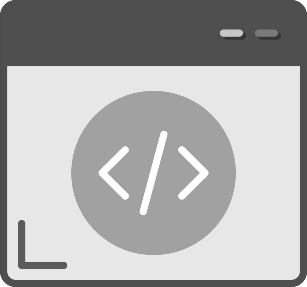 icono de vector de programación web