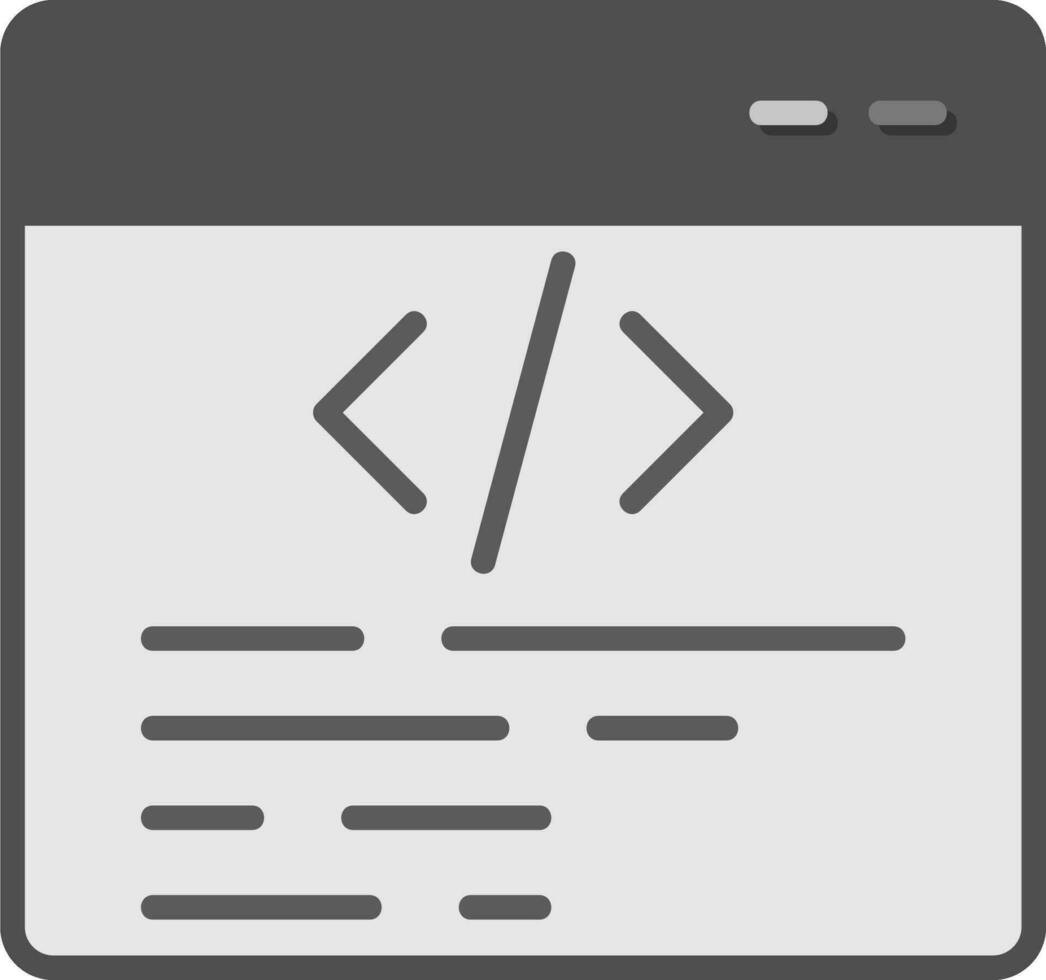 Web Programming Vector Icon