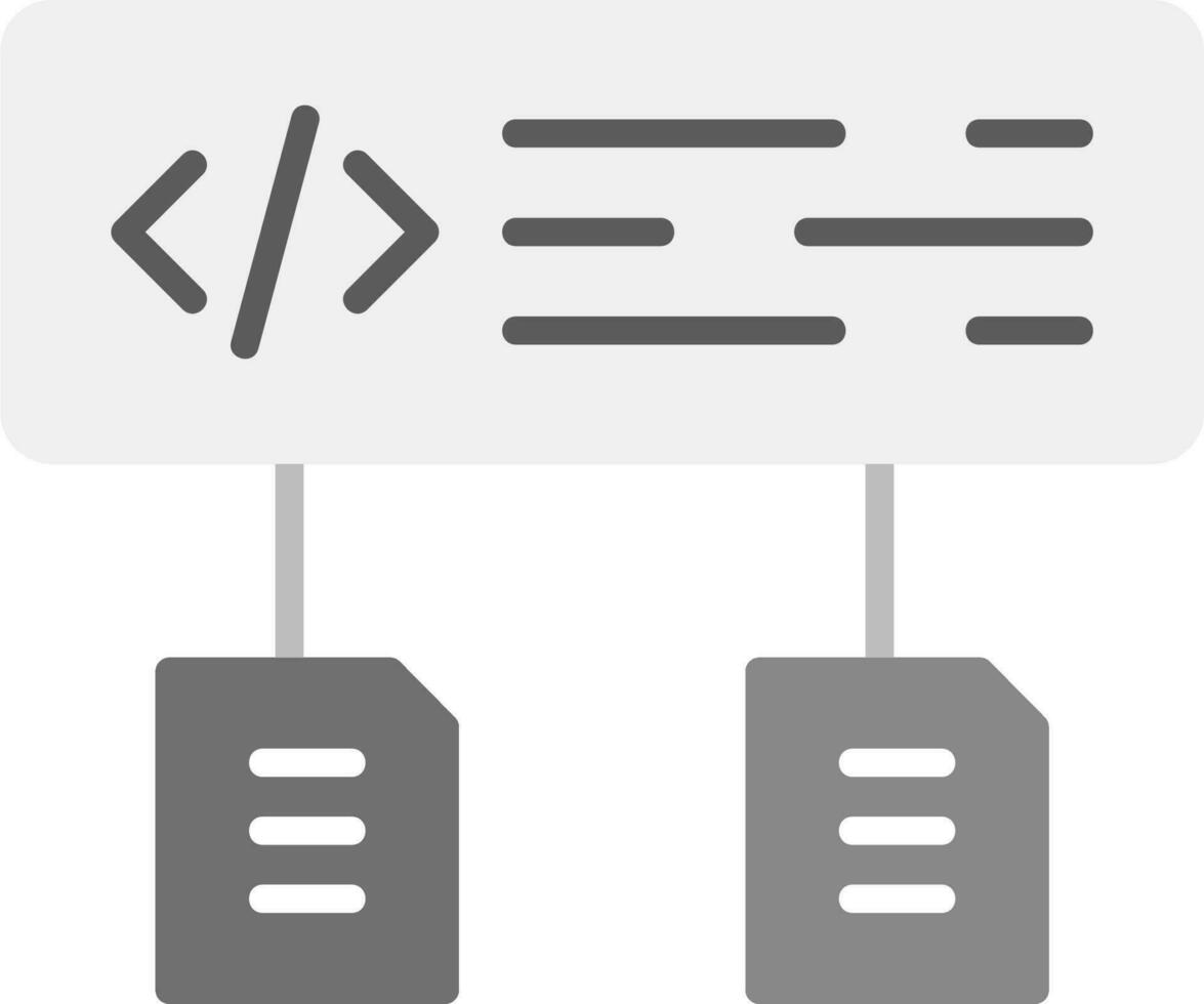 Data Flow Vector Icon