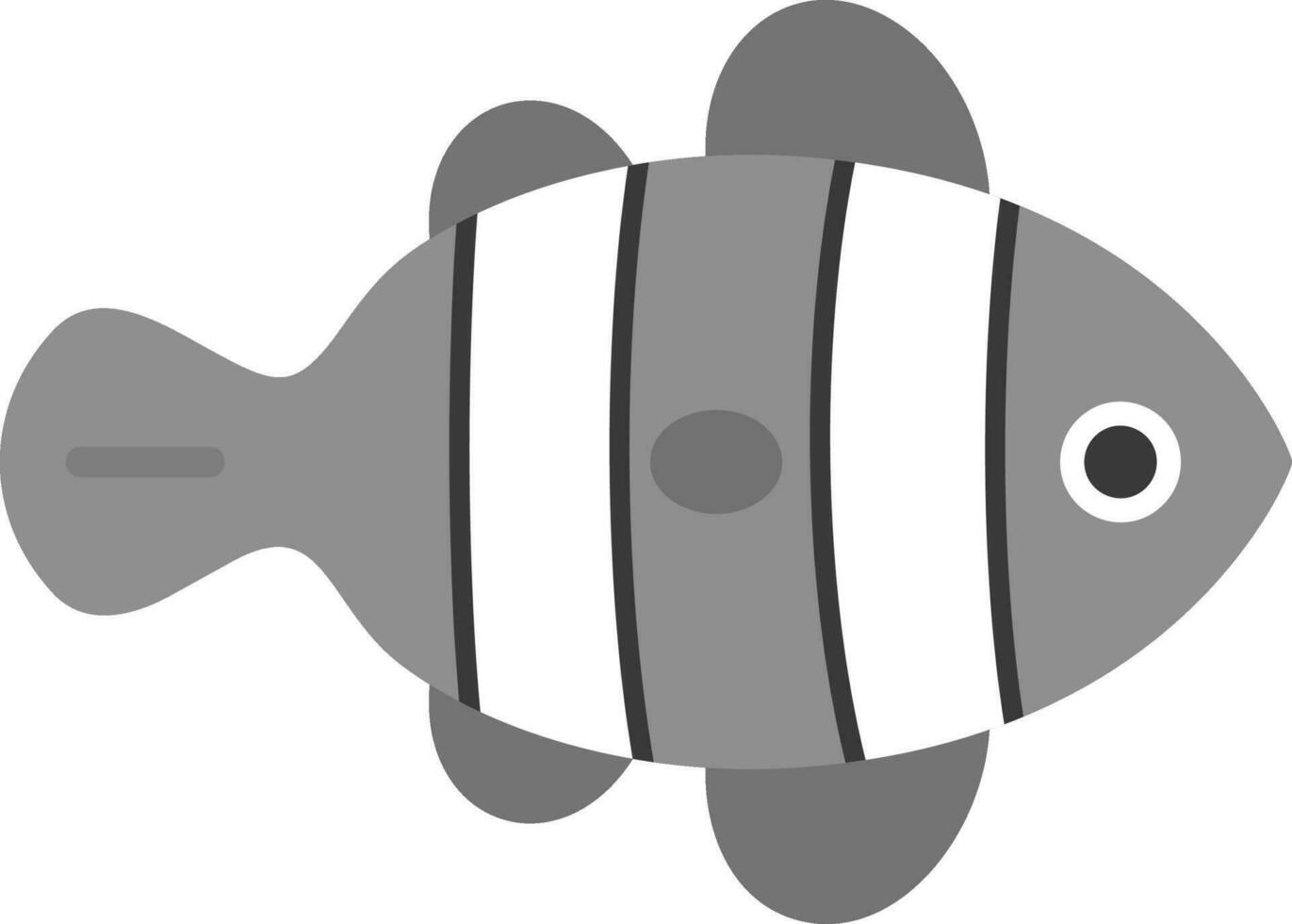 Clown Fish Vector Icon