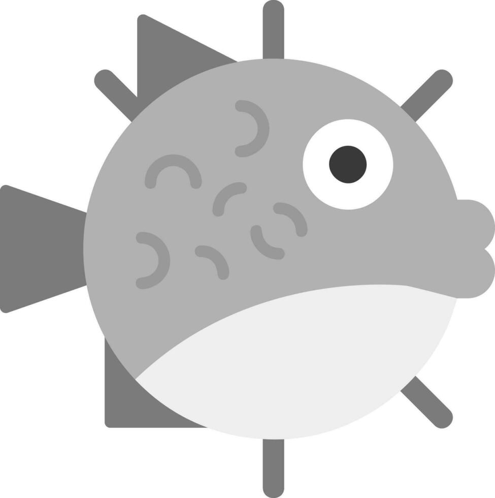 Puffer Fish Vector Icon