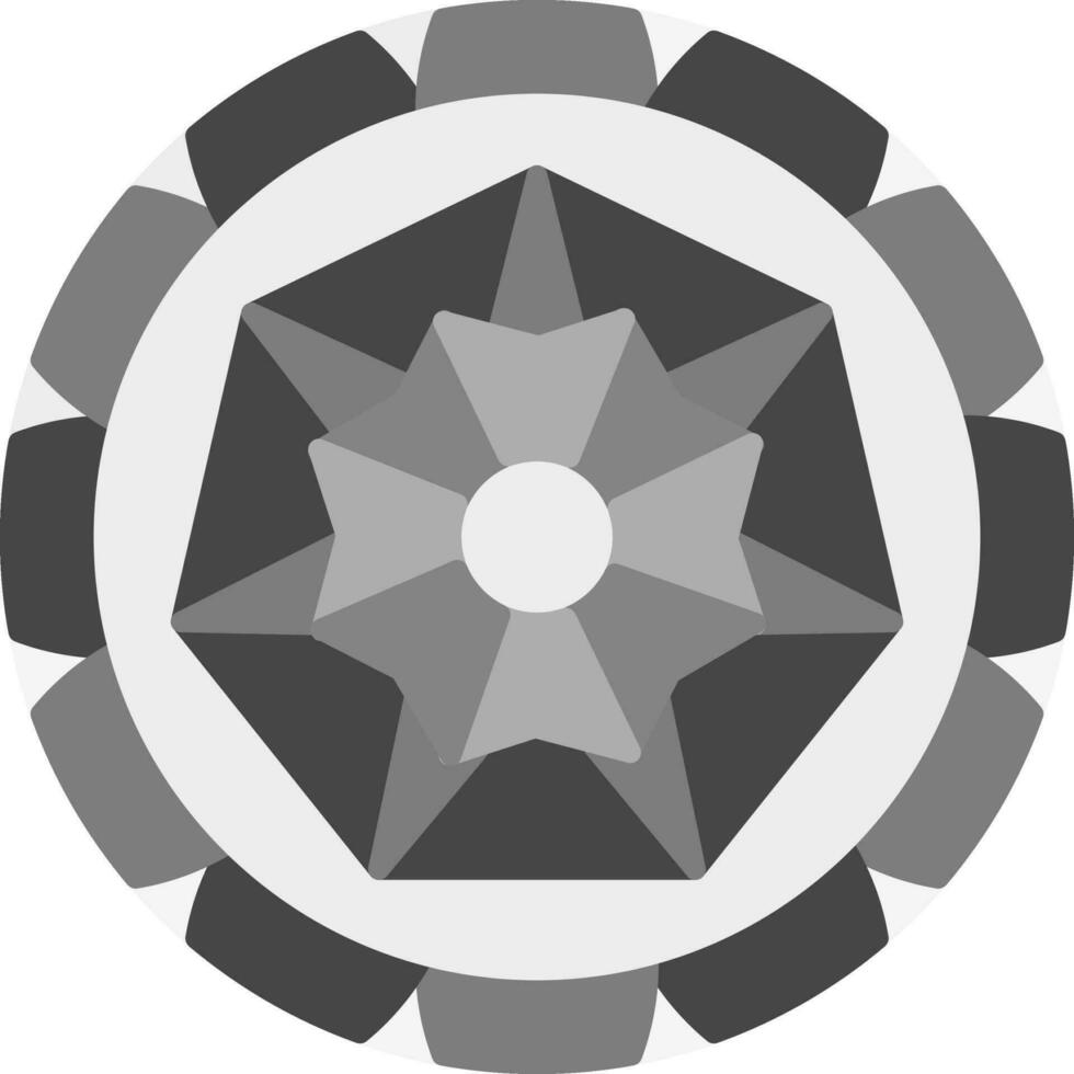 icono de vector de mandala