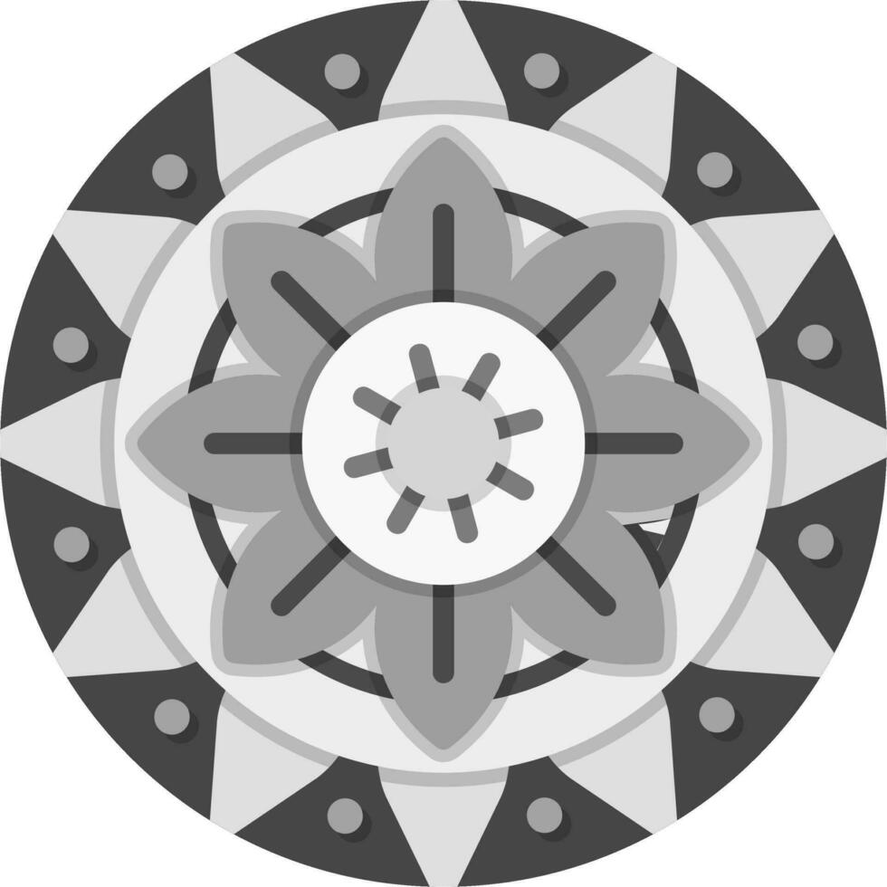 icono de vector de mandala