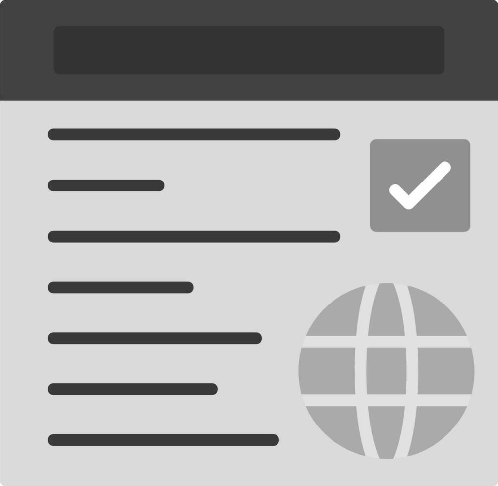 Web Browser Vector Icon