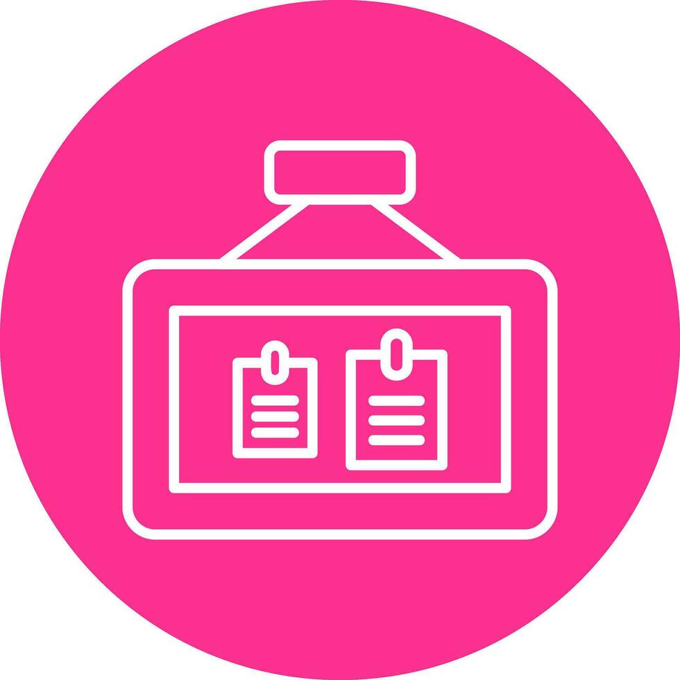 Pinboard Vector Icon