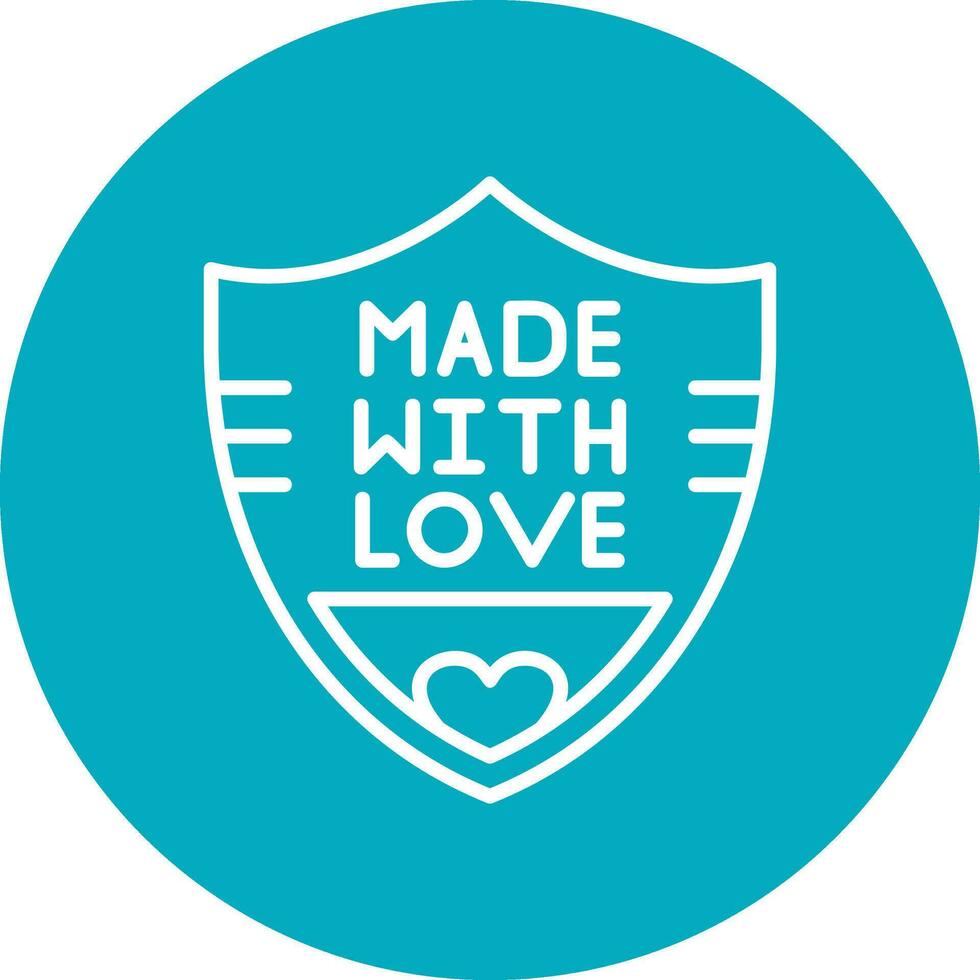 Made With Love Vector Icon