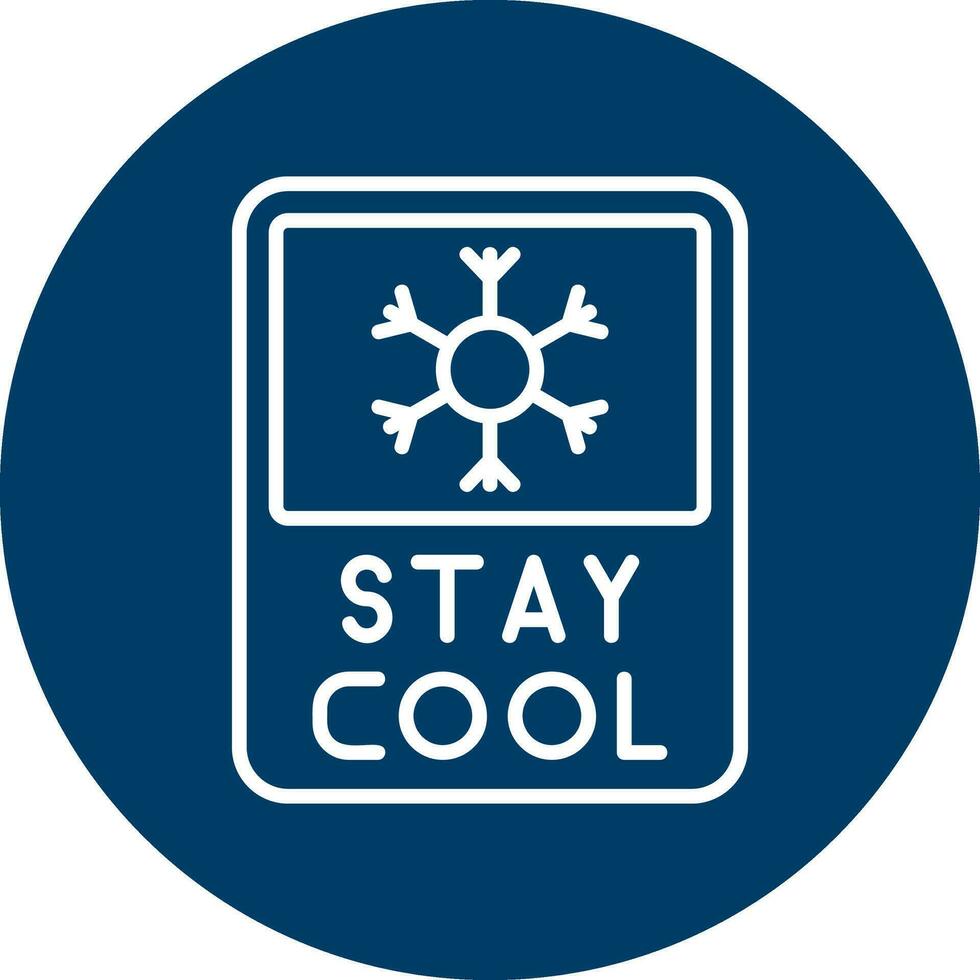 Stay Cool Vector Icon