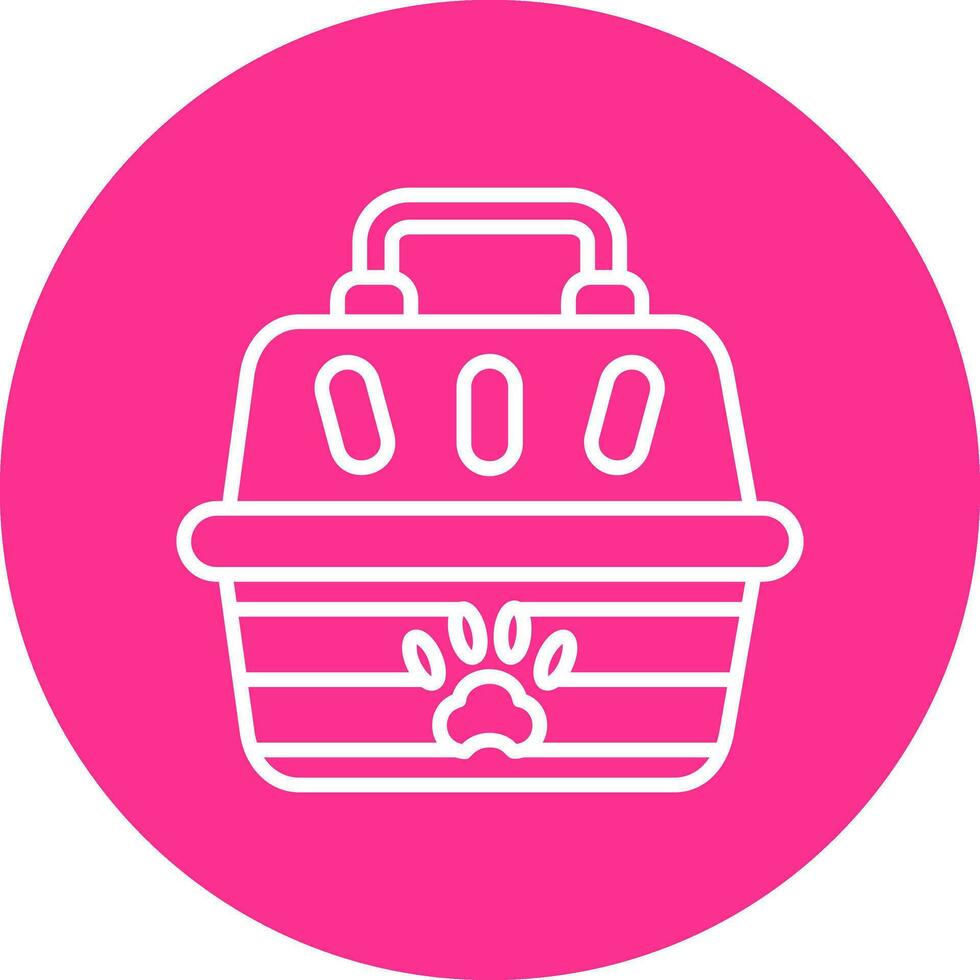 pet carrier Vector Icon