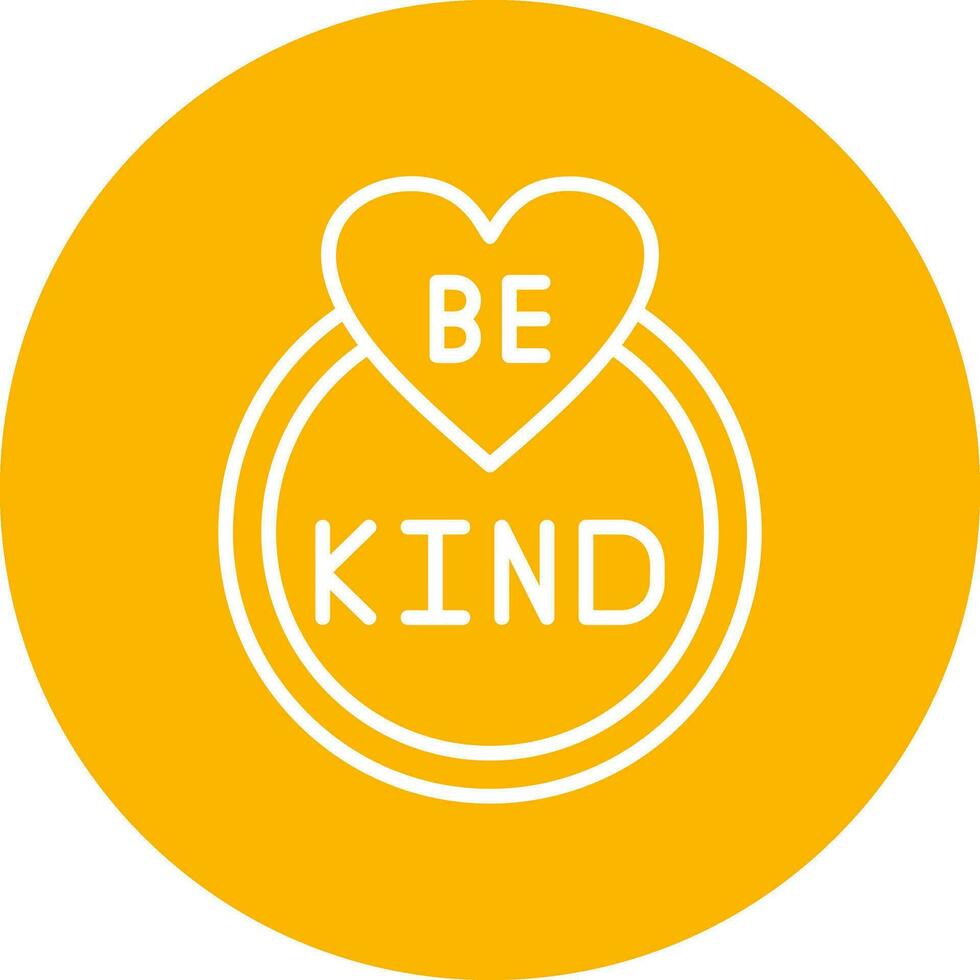 Be Kind Vector Icon