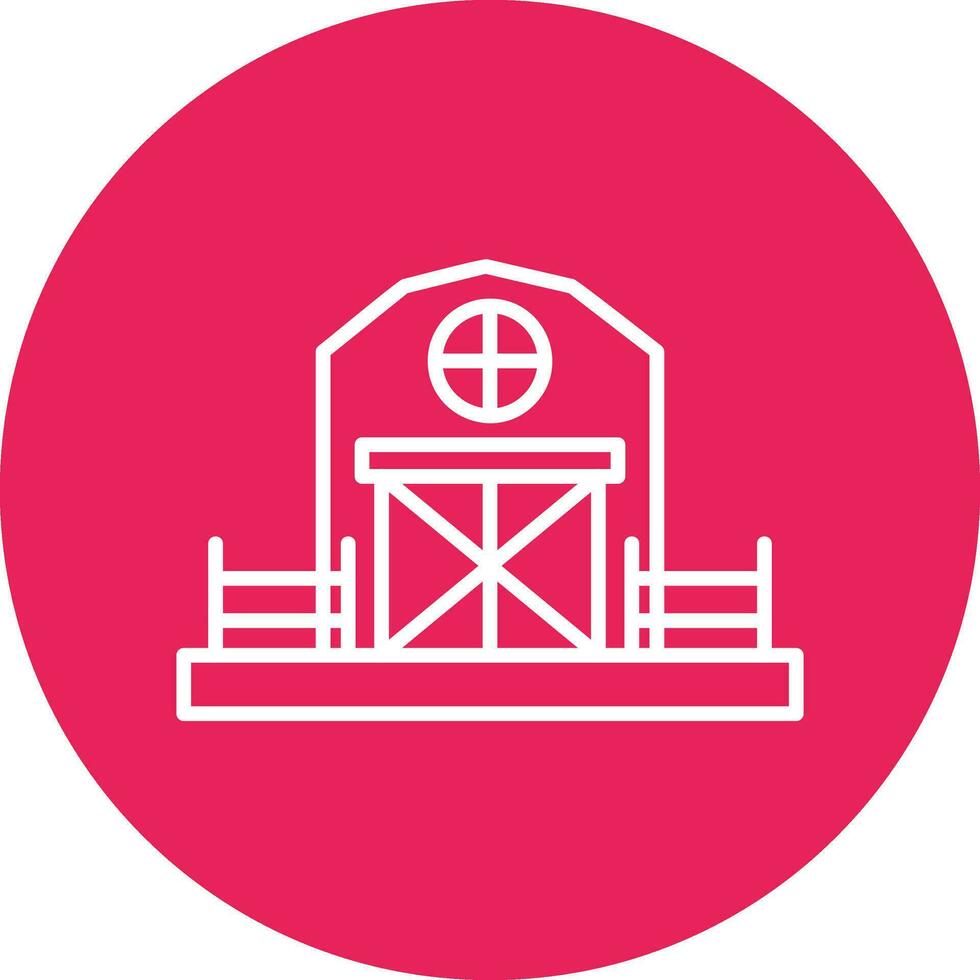 cowshed Vector Icon