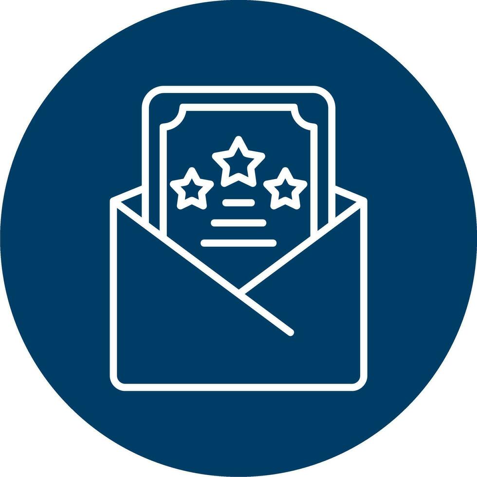 icono de vector de invitación