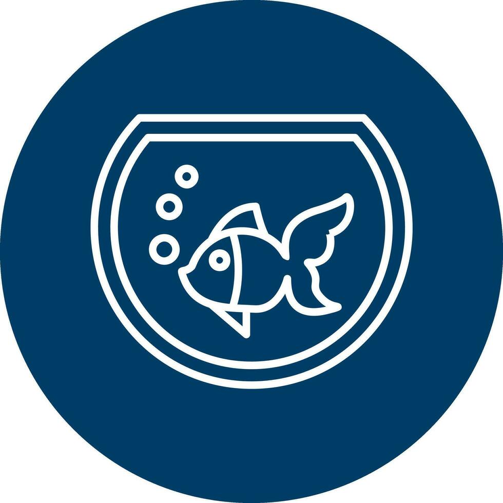 fish bowl Vector Icon