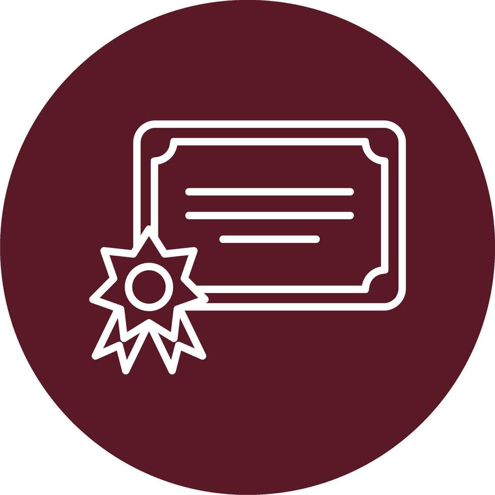 Certificate Vector Icon