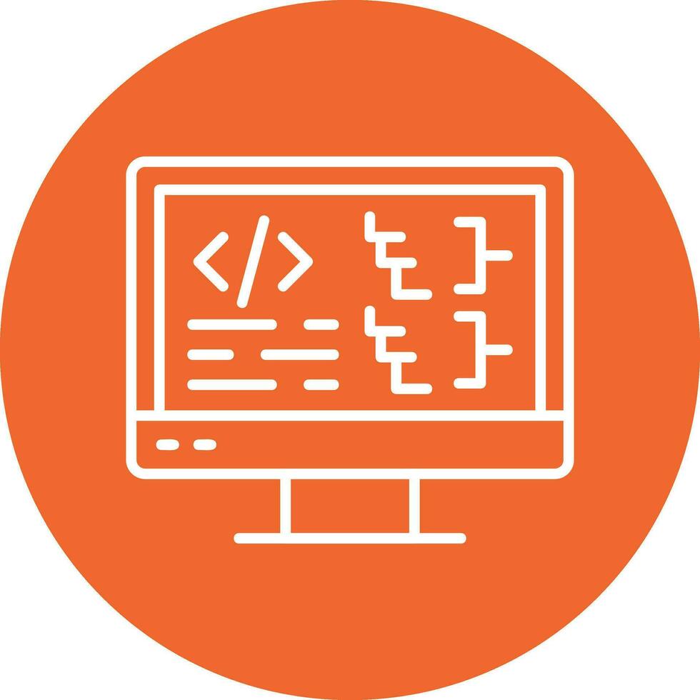Computer Vector Icon