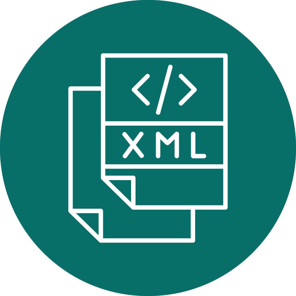 Xml File Vector Icon