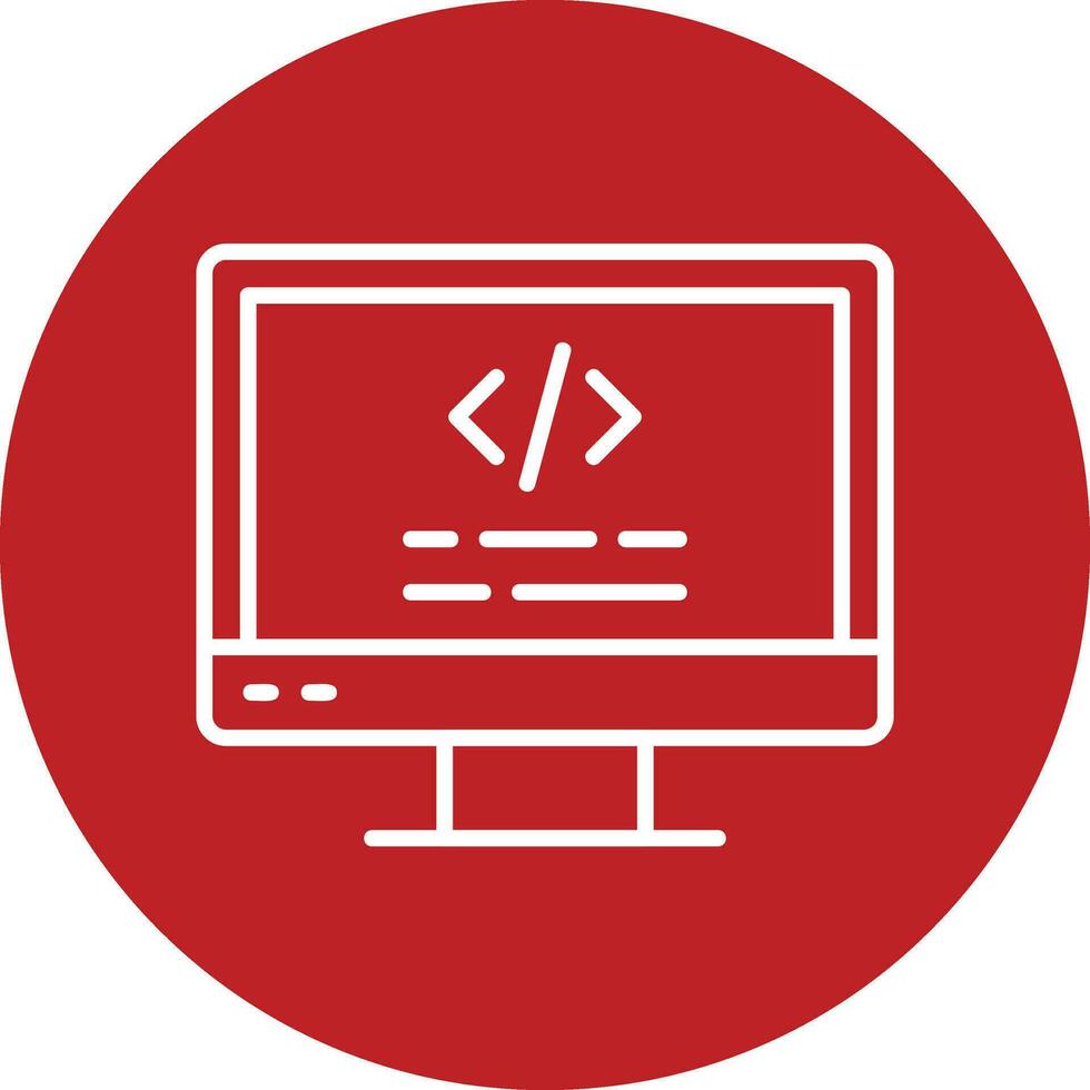 Computer Vector Icon