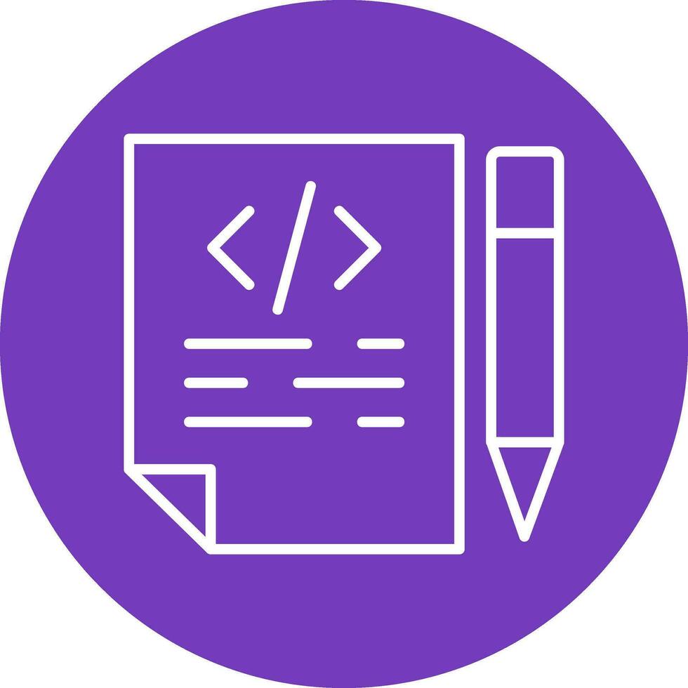 icono de vector de escritura