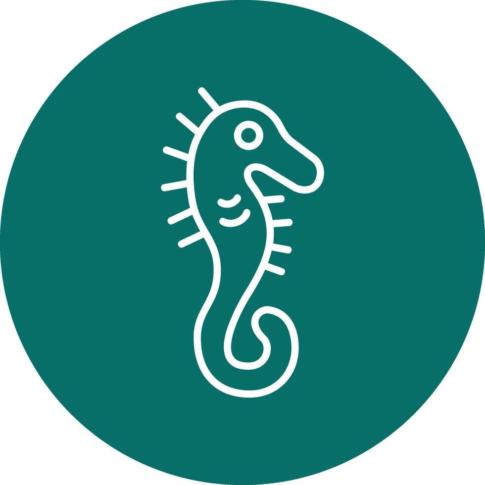 Seahorse Vector Icon