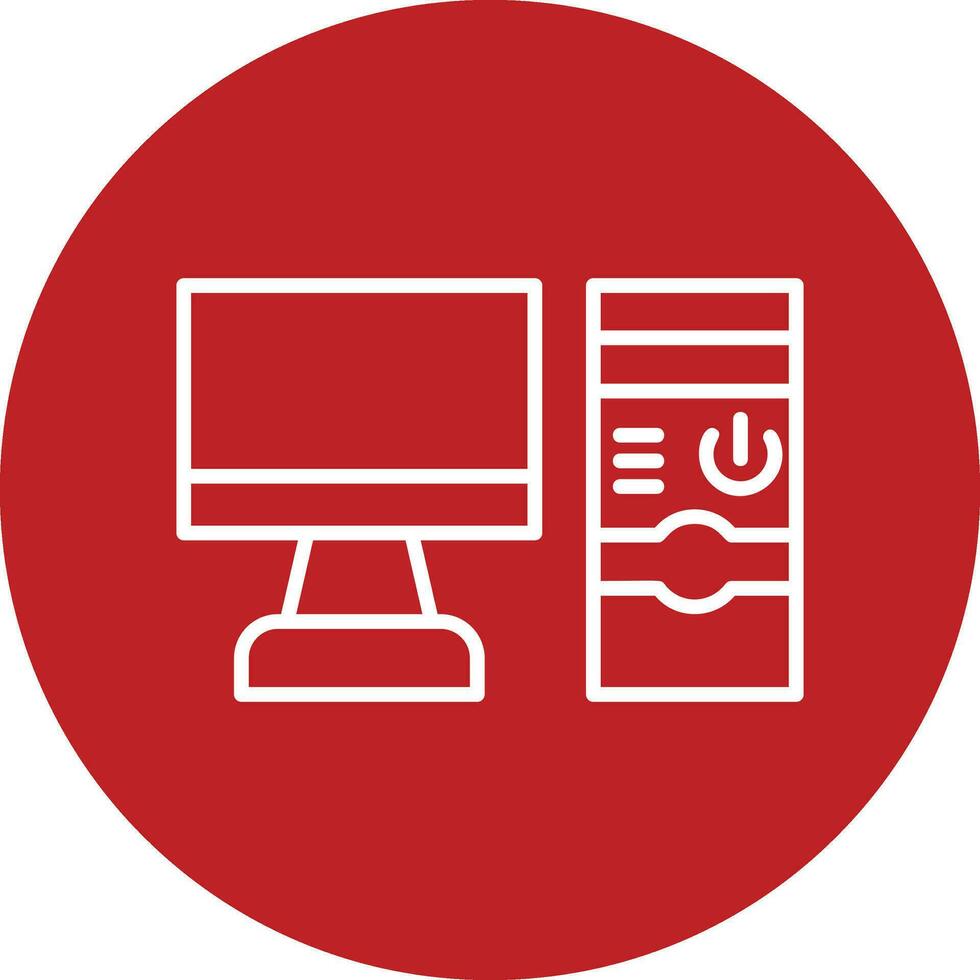 Computer Vector Icon