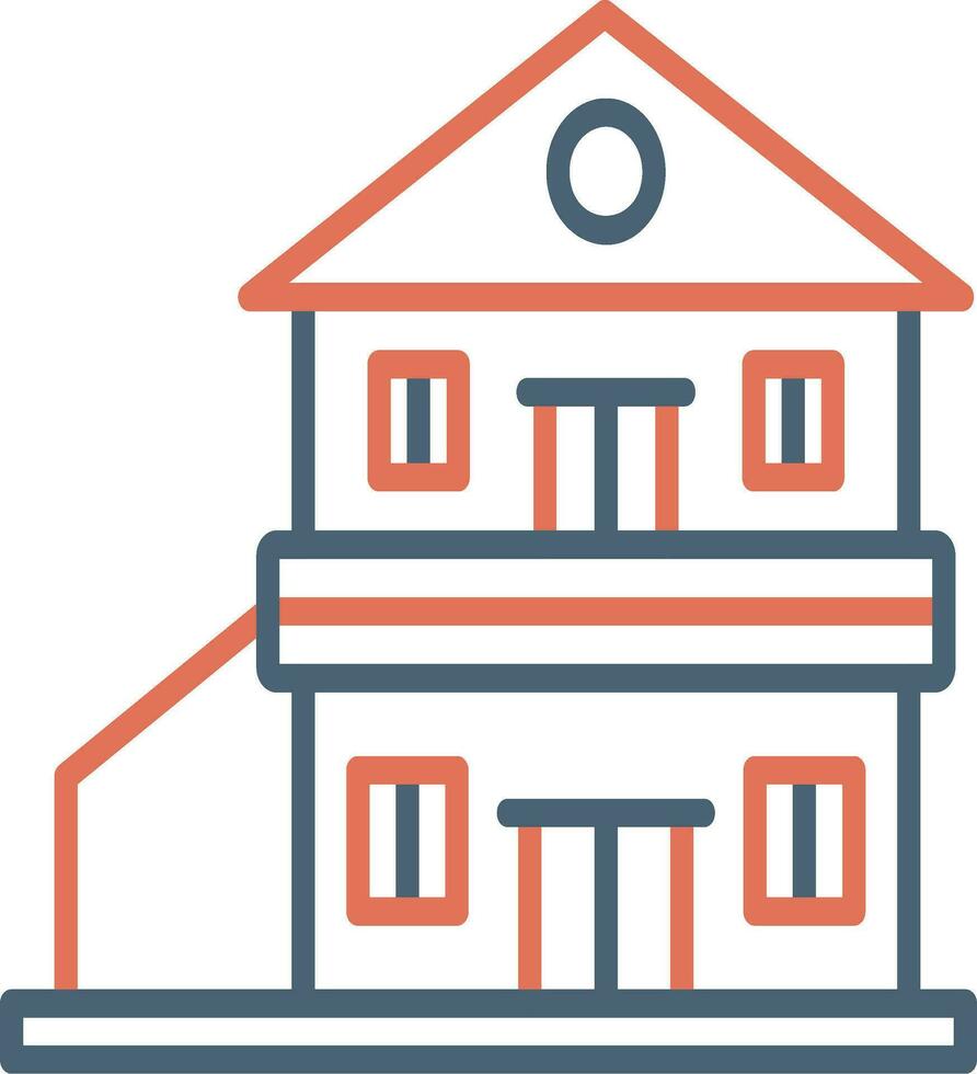 Mansion Vector Icon