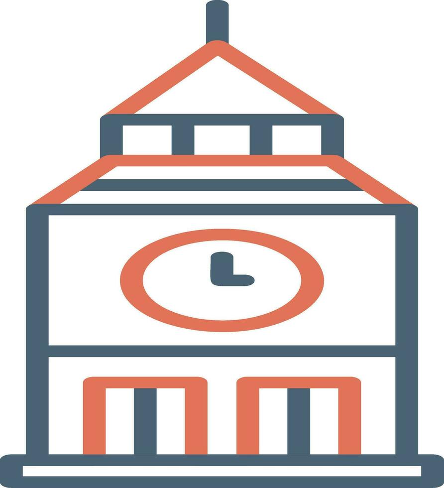Clock Tower Vector Icon